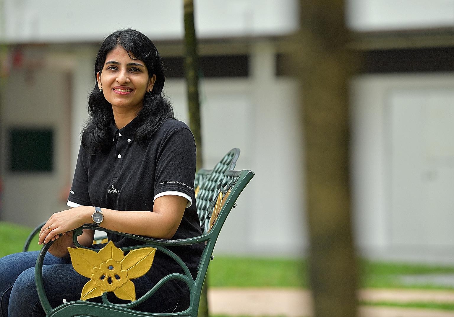 Awwa senior speech and language therapist Puzhekadavil Babu Sethulakshmi, who is from India, has been in Singapore for eight years, and she and her IT business analyst husband have two sons, aged six and two, who were born here.