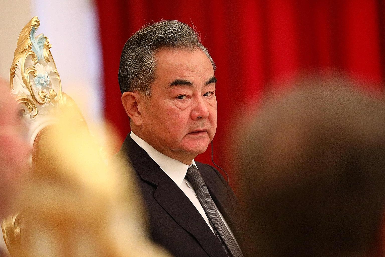 Chinese Foreign Minister Wang Yi's endorsement of the Taleban's "important role" in governing Afghanistan has provided a vital boost of legitimacy for a group that has long been a global pariah. PHOTO: AGENCE FRANCE-PRESSE