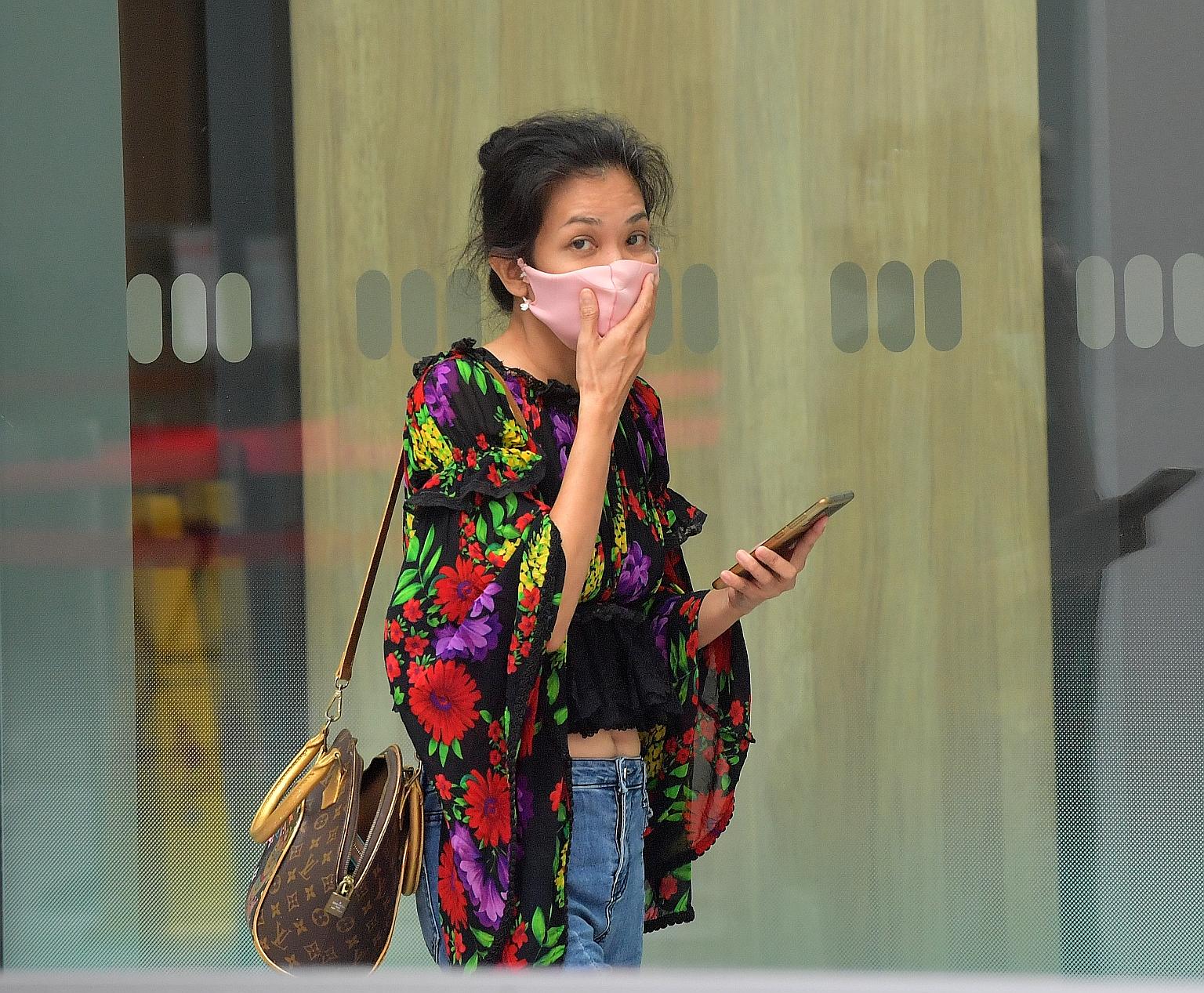 The woman was told by the judge to leave the court but she refused, shouting "kangaroo court" several times.