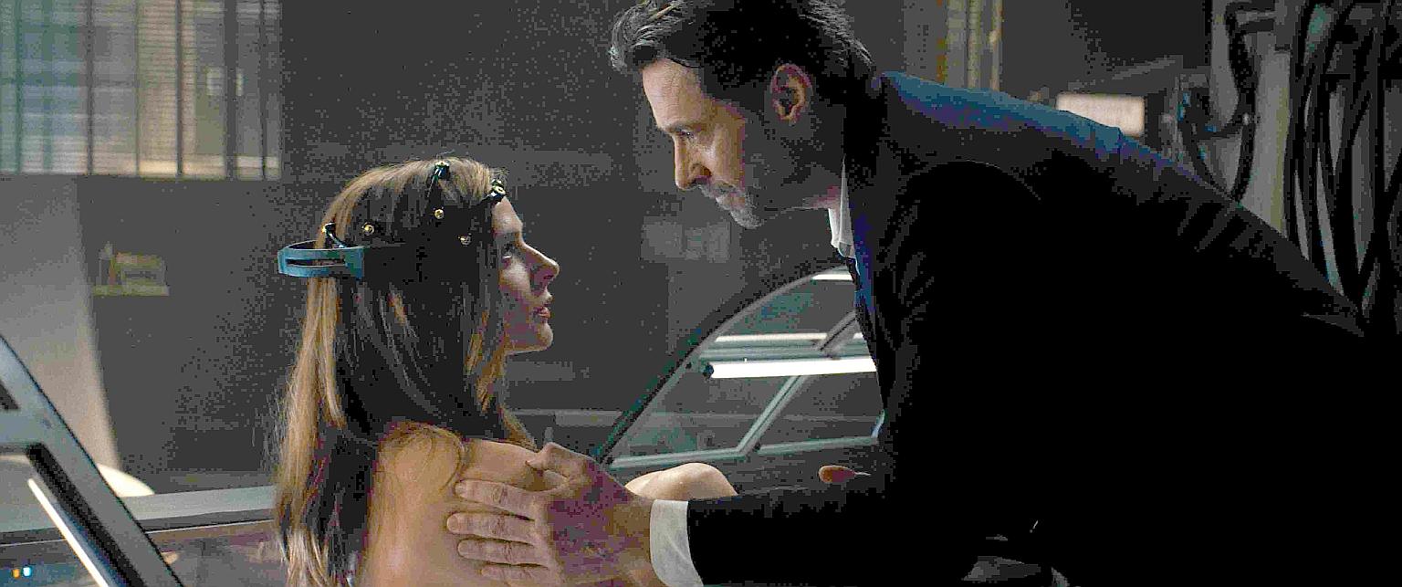 Reminiscence, starring Hugh Jackman and Rebecca Ferguson (both left), follows private investigator Nick Bannister, who becomes ensnared in a conspiracy when the sultry Mae walks into his office.