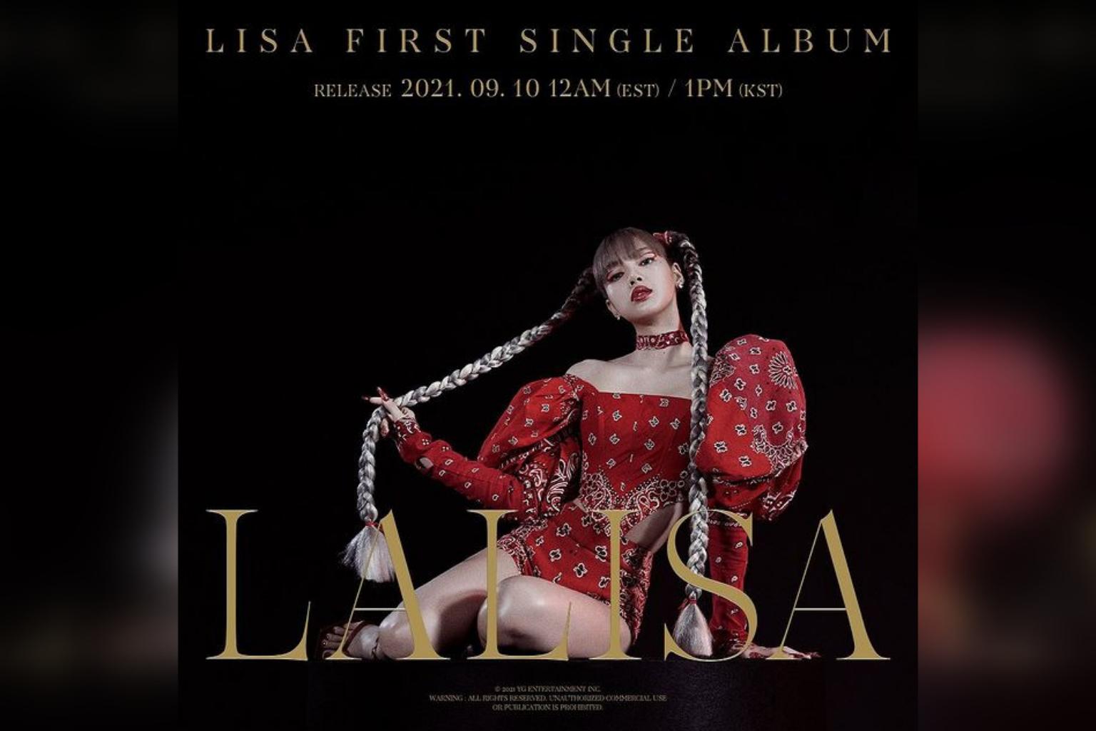 Blackpink's Lisa to release solo album next month | The Straits Times