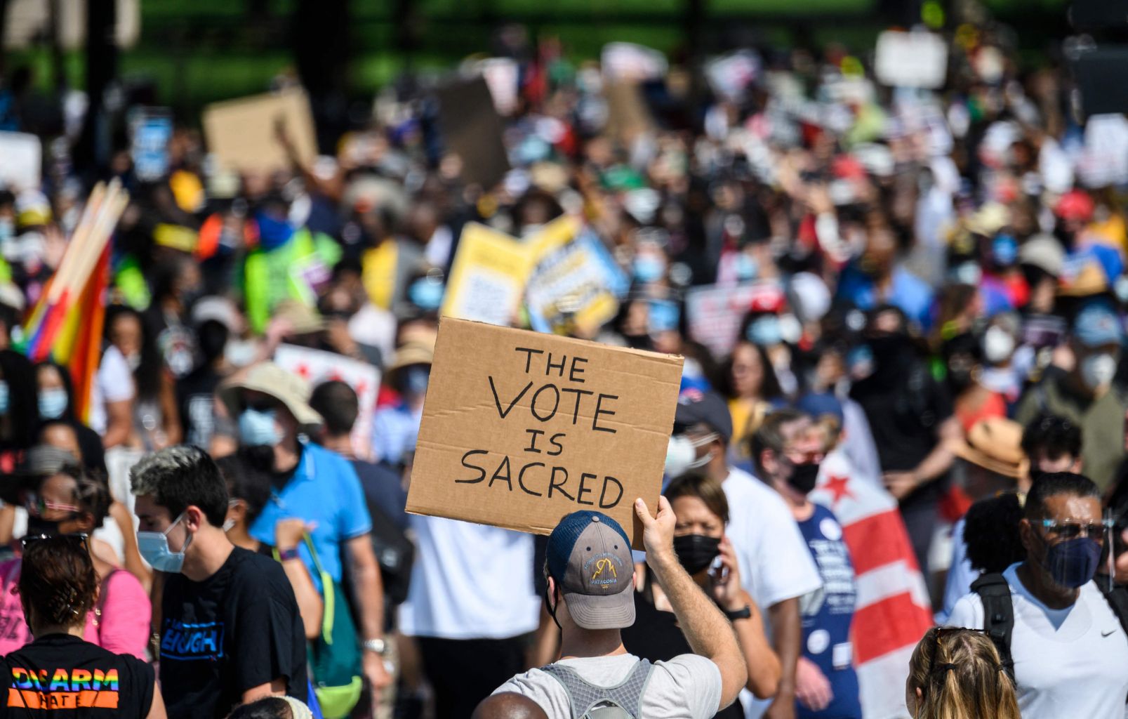Thousands join US protests against laws curbing voting rights | The ...