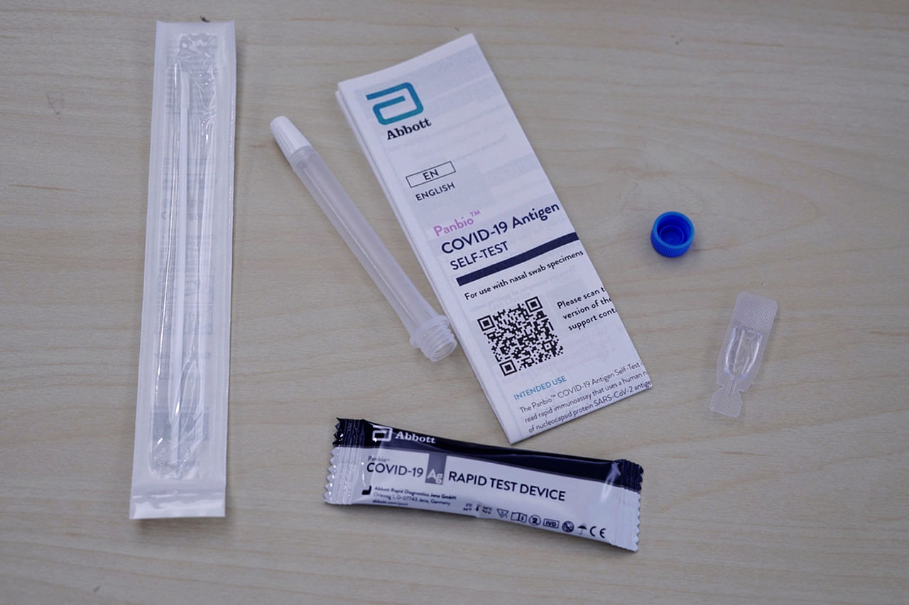 Nasal self test kit