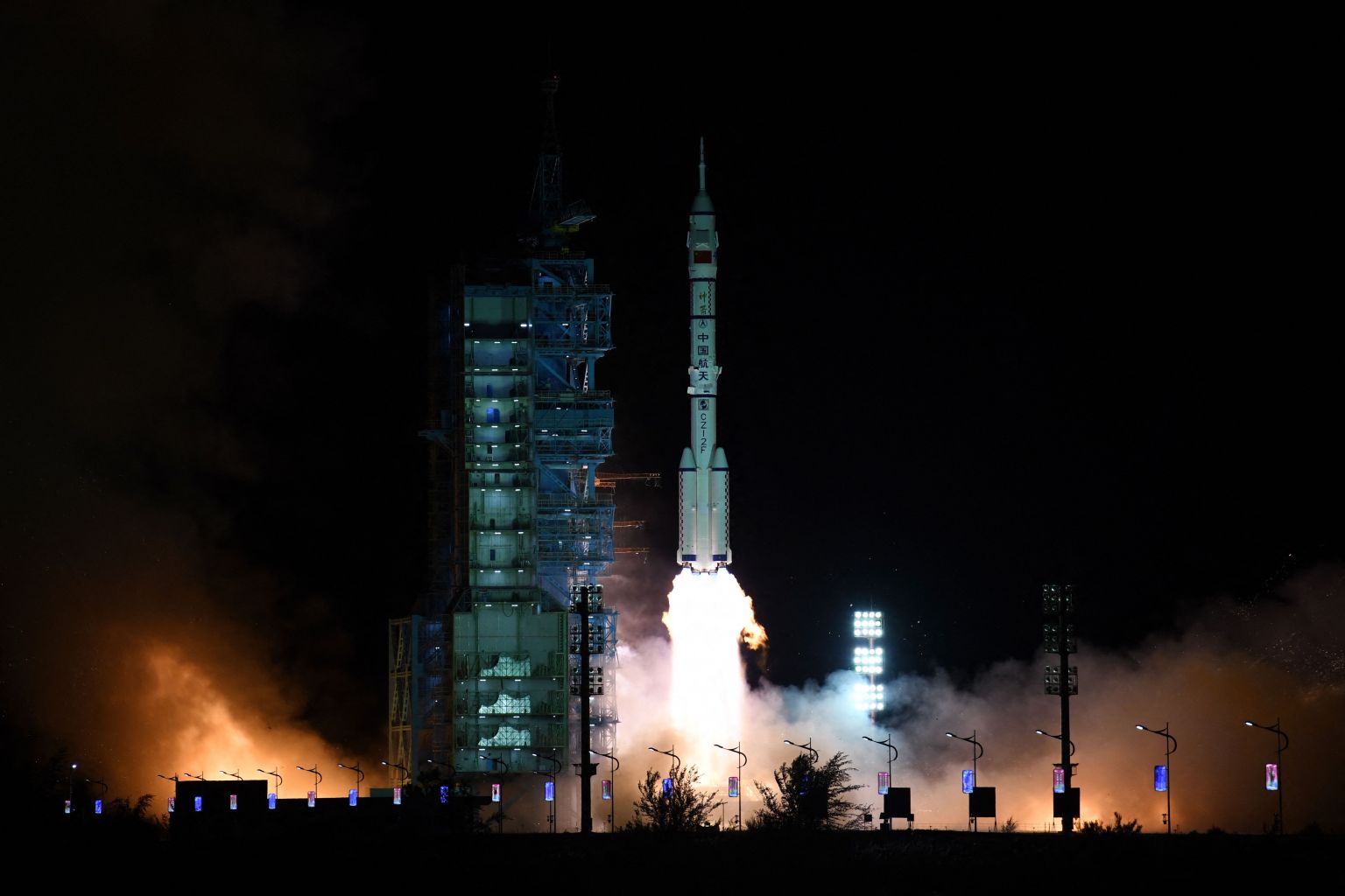 China launches second crewed mission to build space station | The ...
