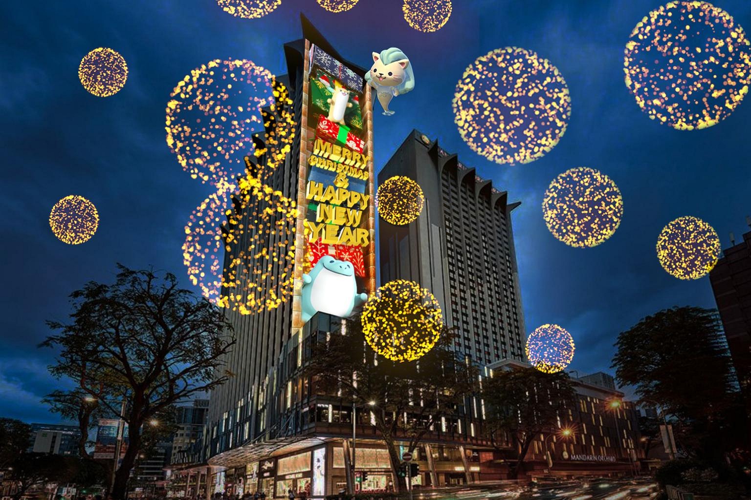 Orchard Road Christmas light-up returns this year with floral theme and  giant outdoor projection | The Straits Times