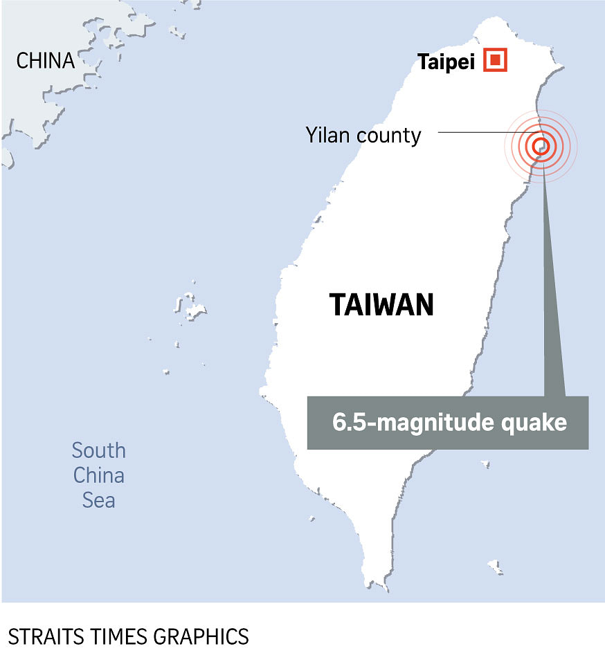 Strong Quake Strikes Taiwan's North-eastern Yilan County, Violent ...