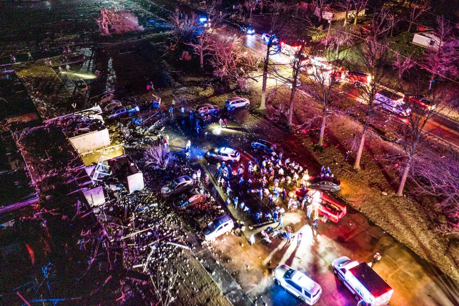 Night of tornadoes kills more than 70 in Kentucky, other US states ...