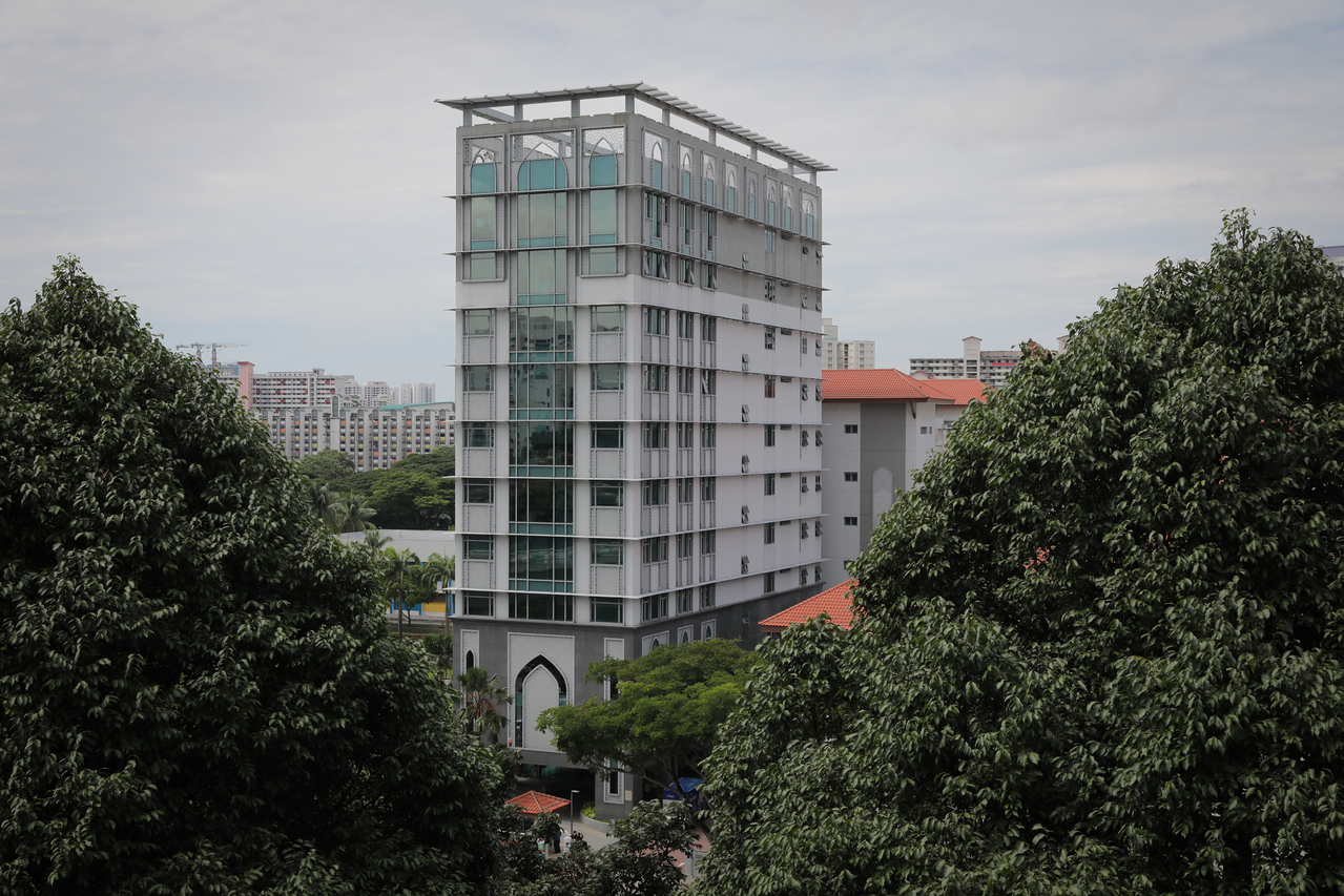<p>Majlis Ugama Islam Singapura (MUIS), housed within the Singapore Islamic Hub, Sep 8, 2021.</p>
