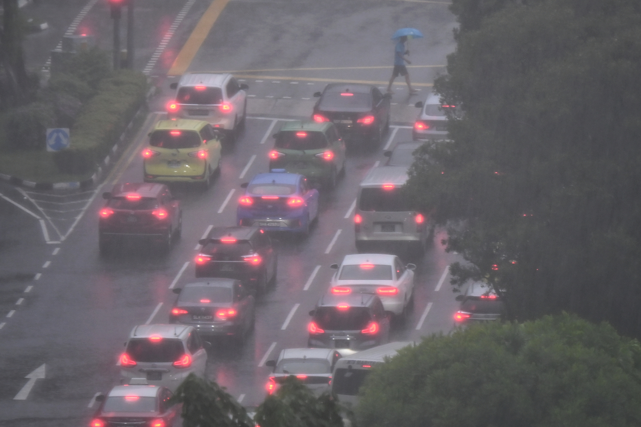 ST20210820_202189719312 Kua Chee Siong/ pixrain21/Generic pix of the heavy downpour in Havelock Road in the morning of 20 Aug 2021.