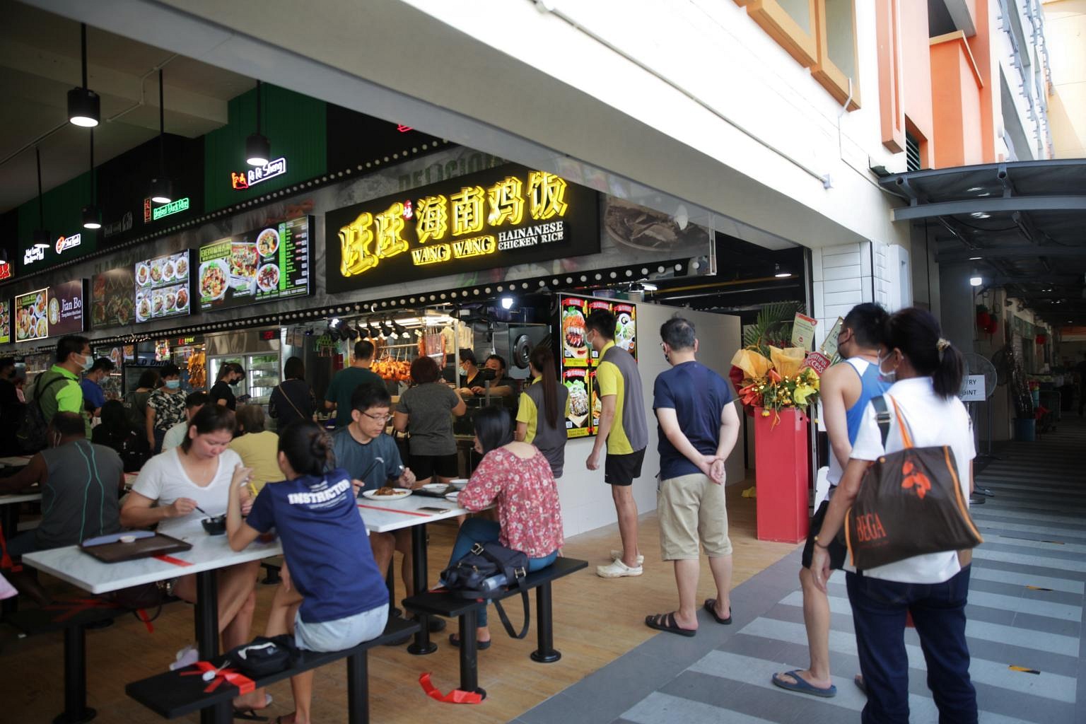 Tampines coffee shop reopens 5 months after catching fire last August ...