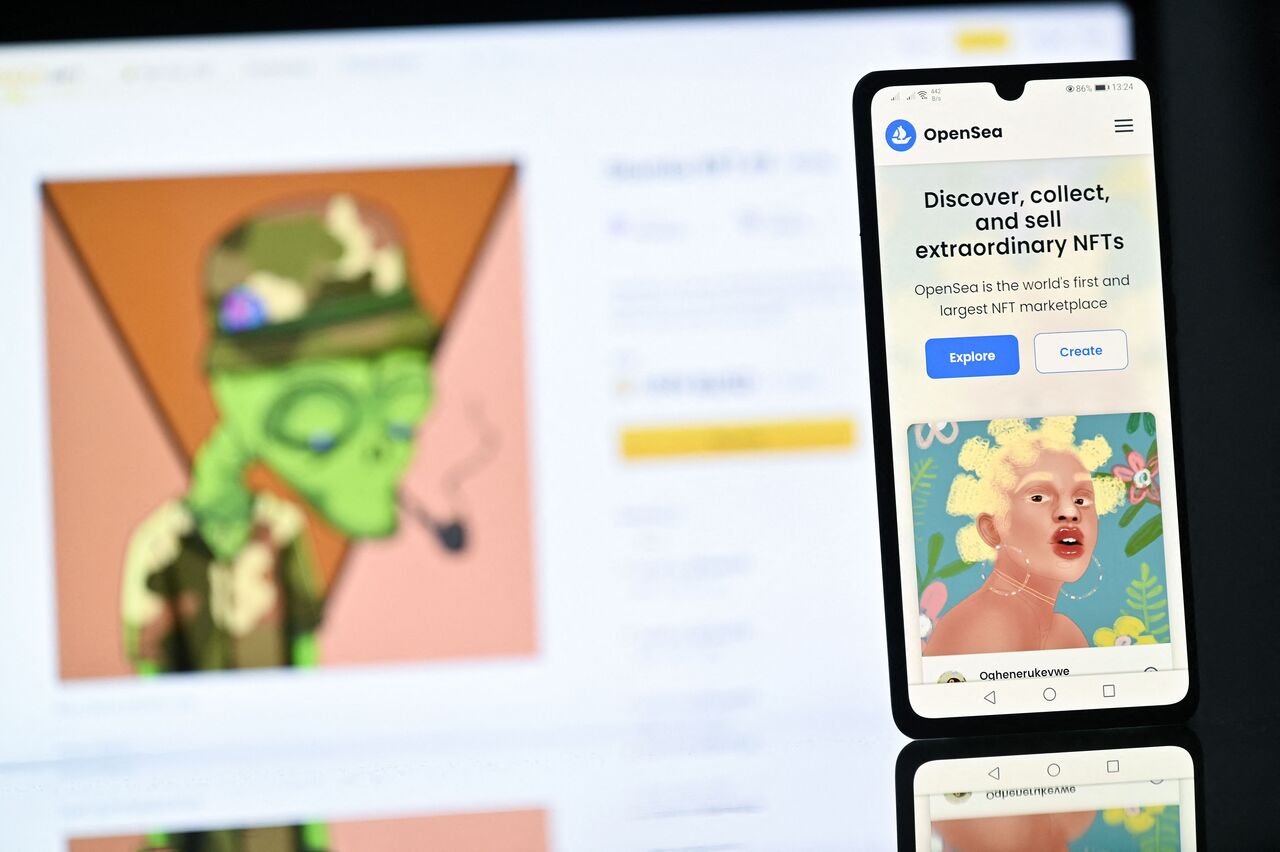 NFT platform OpenSea sees trading drop after phishing attack | The Straits  Times