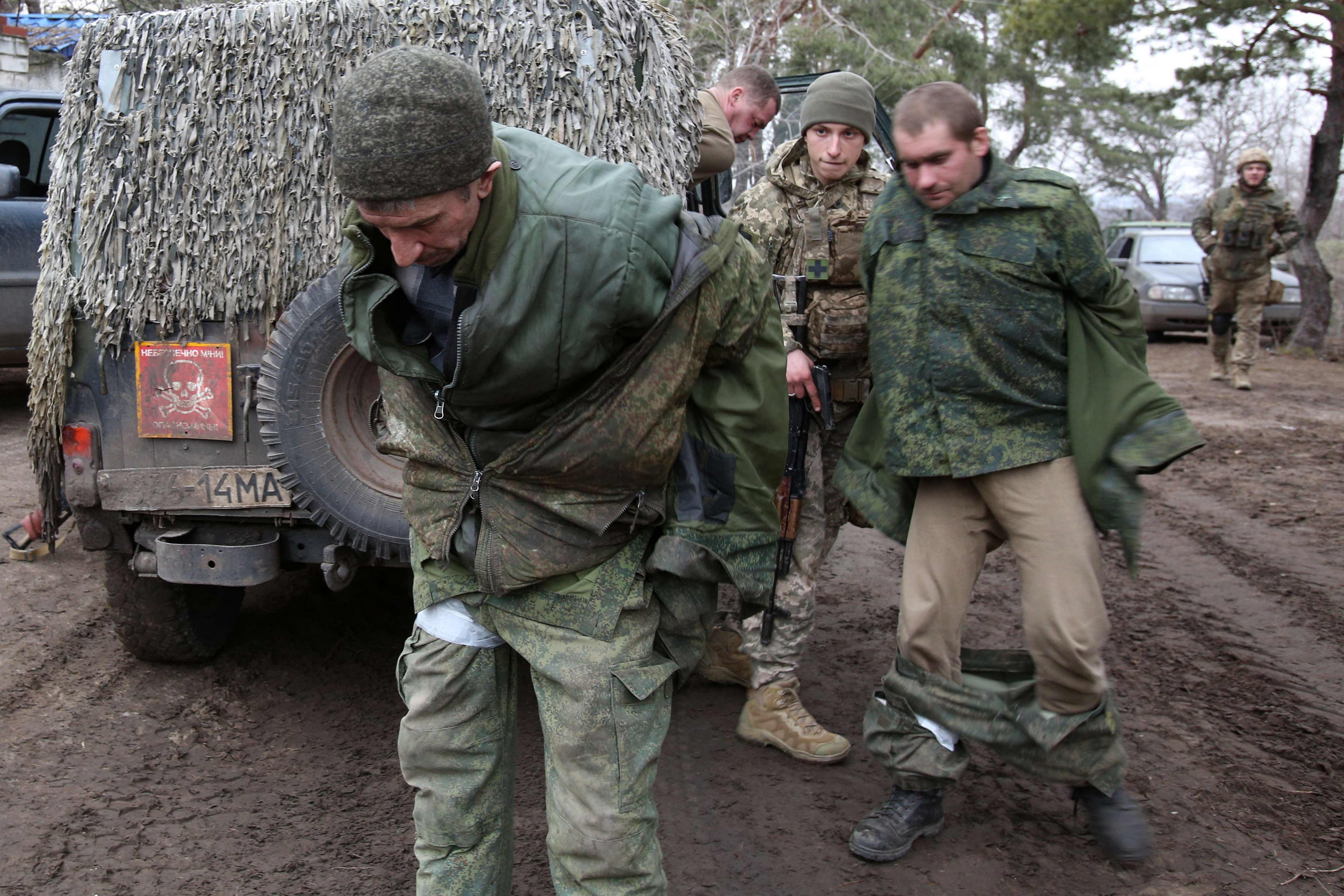 Пленные российские солдаты последние