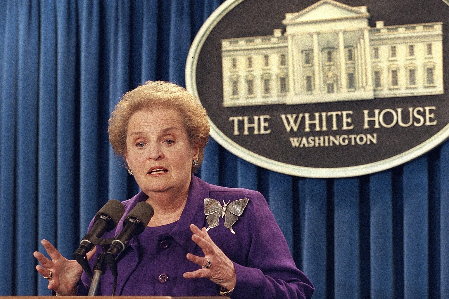 Madeleine Albright, former US secretary of state and feminist icon