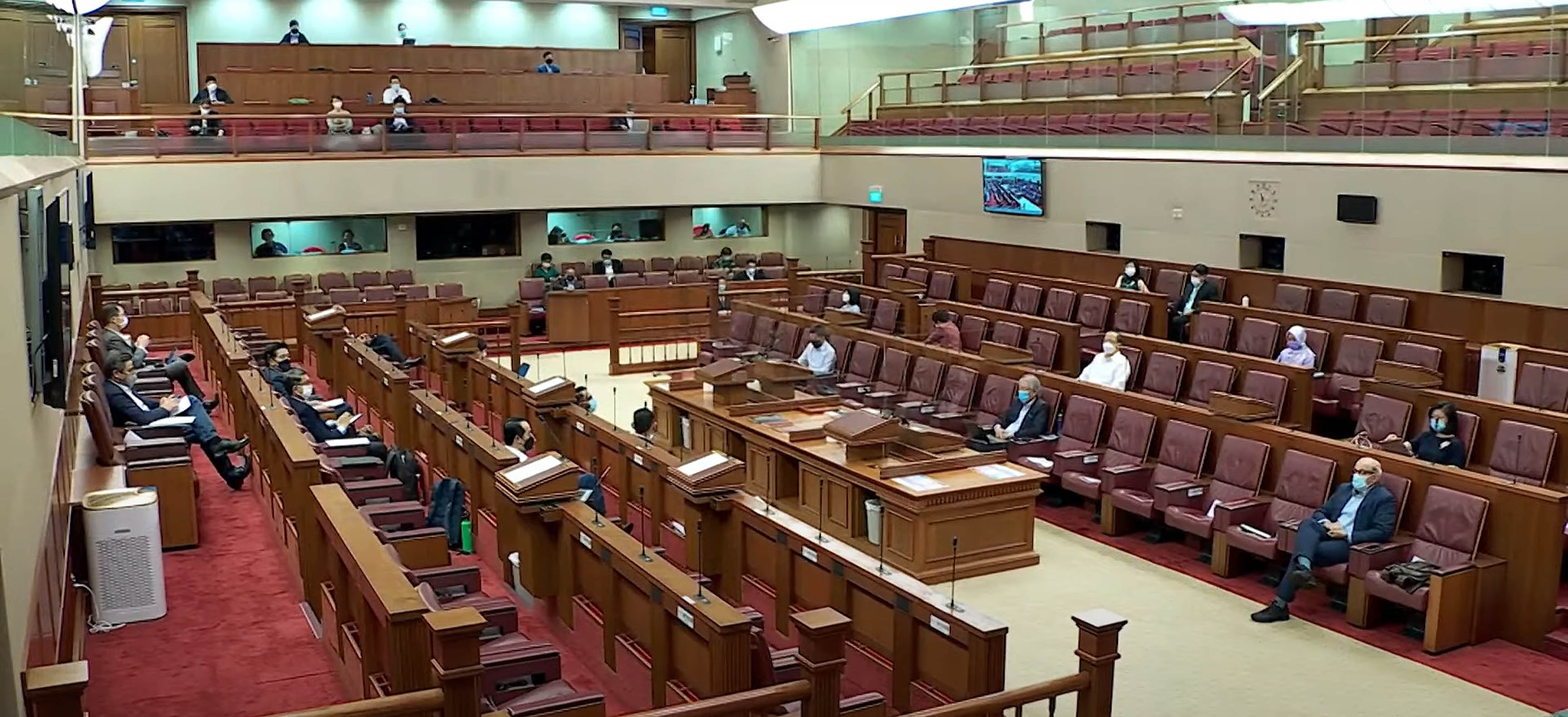 All MPs sit in main Parliament chamber for first time in 2 years, but