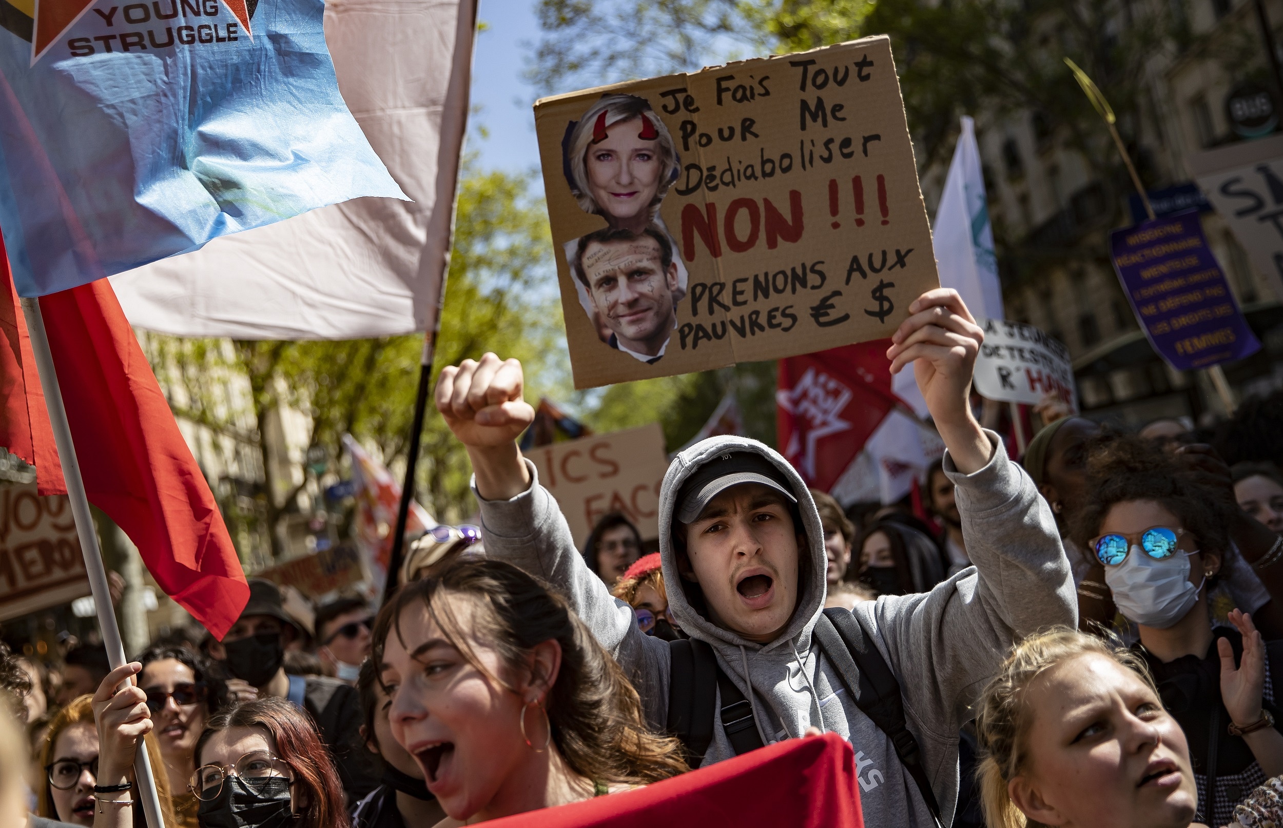 Opponents Of French Far-right Protest As Election Campaign Enters Final ...