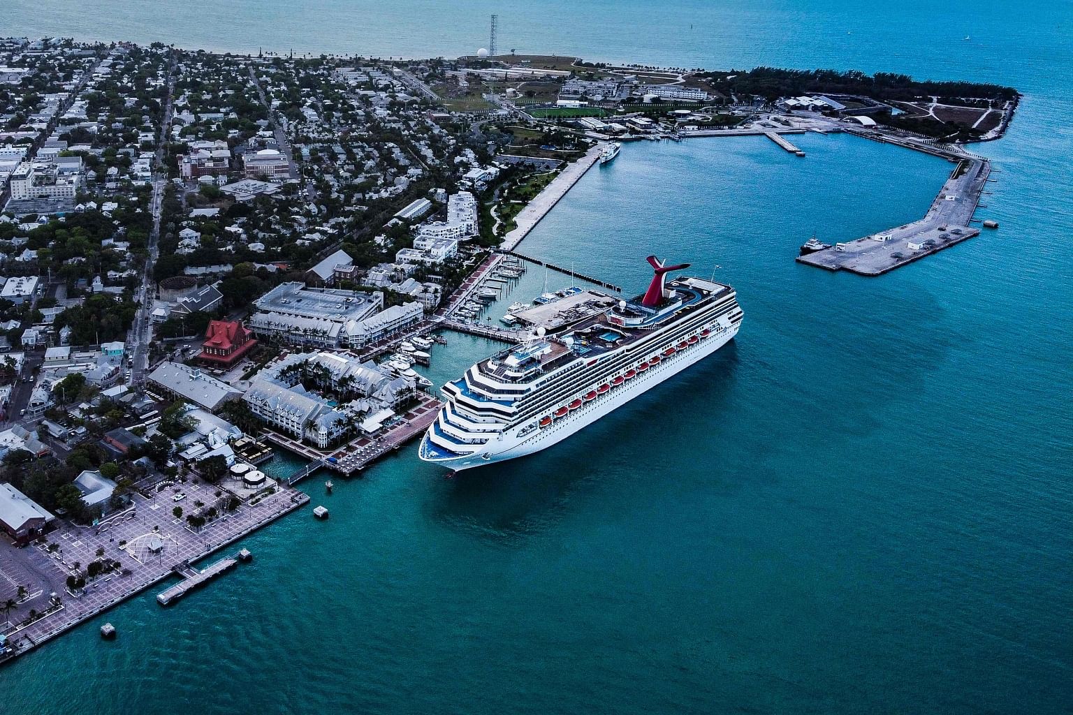 Cruise ships at centre of dispute in Florida's idyllic Key West The