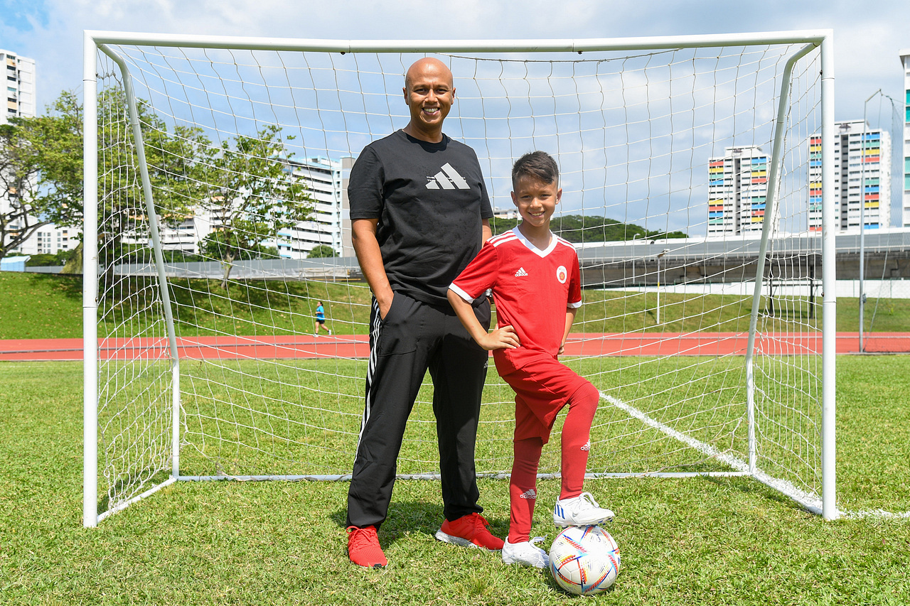 Sons in sports Mark Richmond Lina Ng May Phua and Andre Hoeden