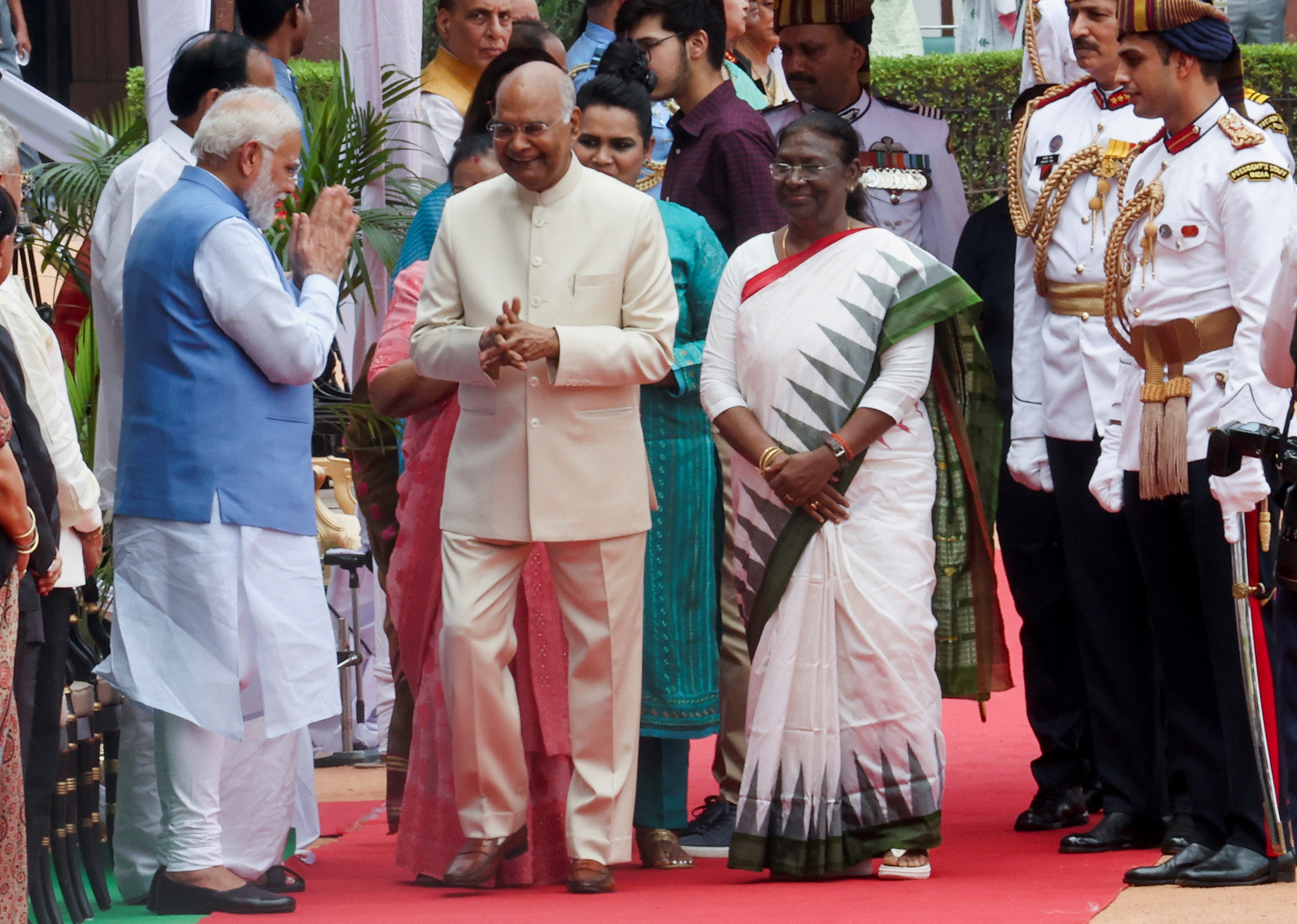 Droupadi Murmu Sworn In As India's First Tribal President | The Straits ...