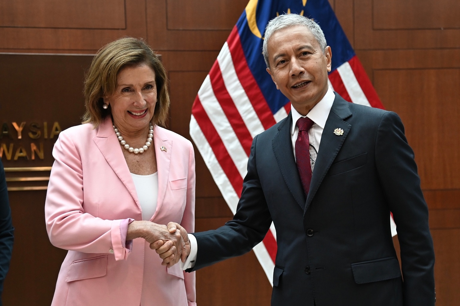 Us Congressional Delegation Led By Nancy Pelosi, Arrives In Malaysia 