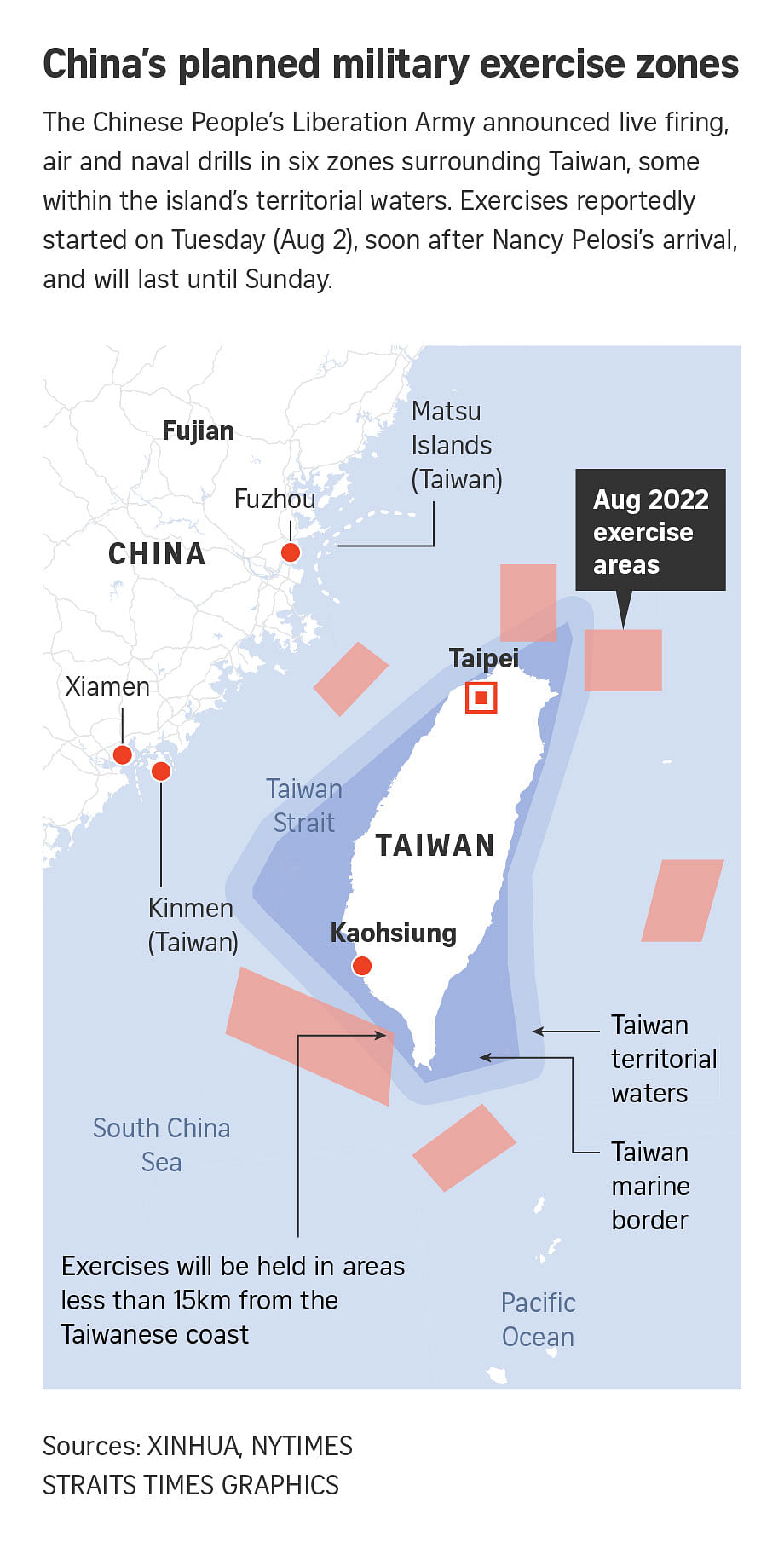 China fires multiple ballistic missiles around Taiwan in largest-ever ...