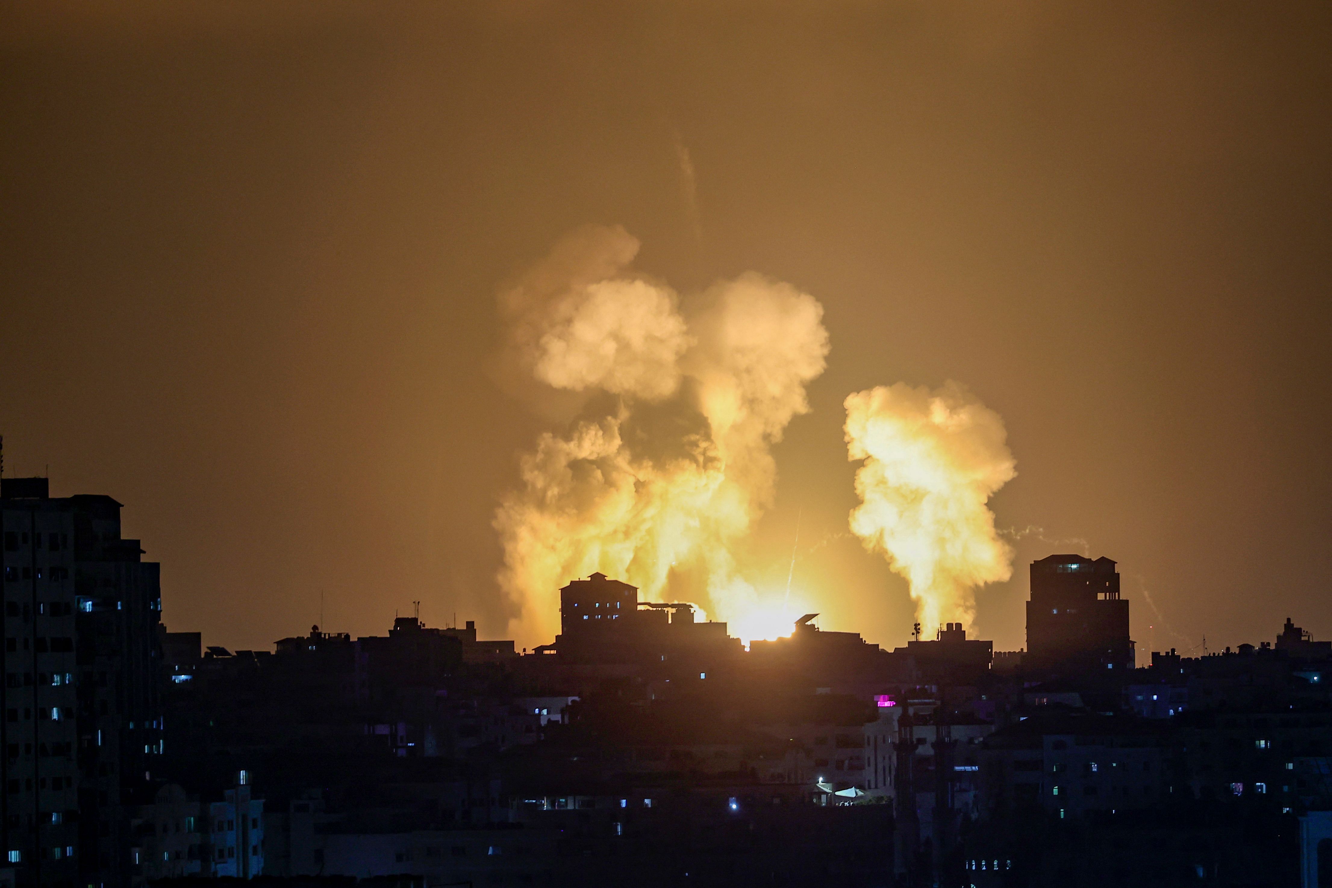 Газа нападение. Разрушенный мир. Взрыв газа.