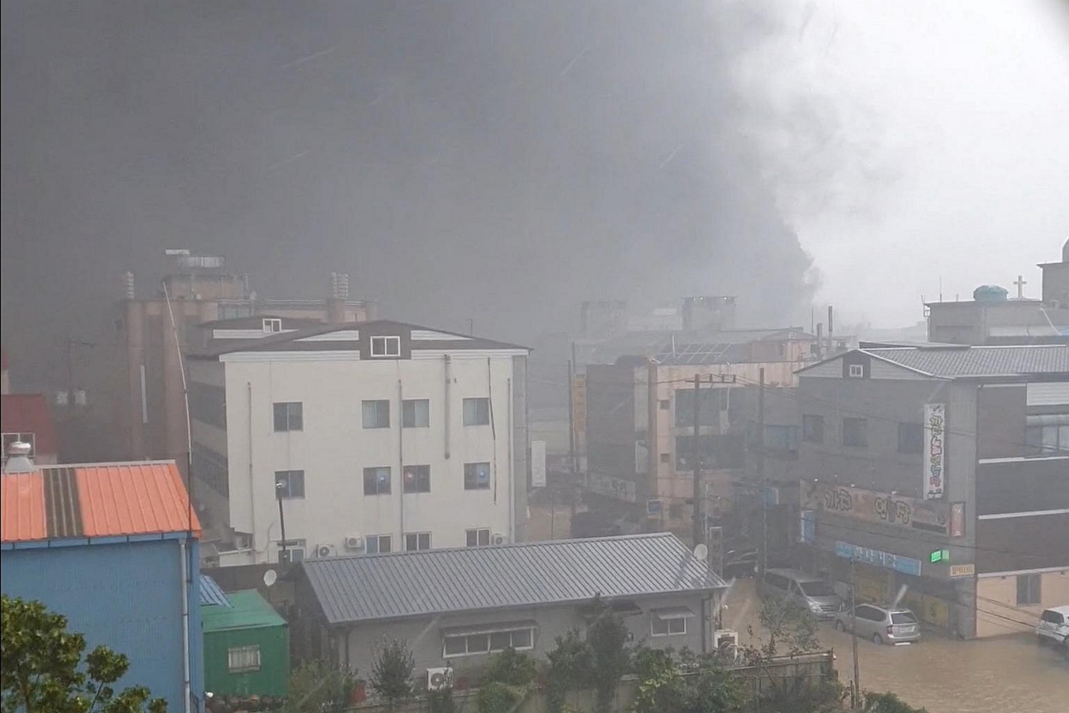 Typhoon Hinnamnor Leaves South Korea Leaving Two Dead And Thousands Displaced The Straits Times 