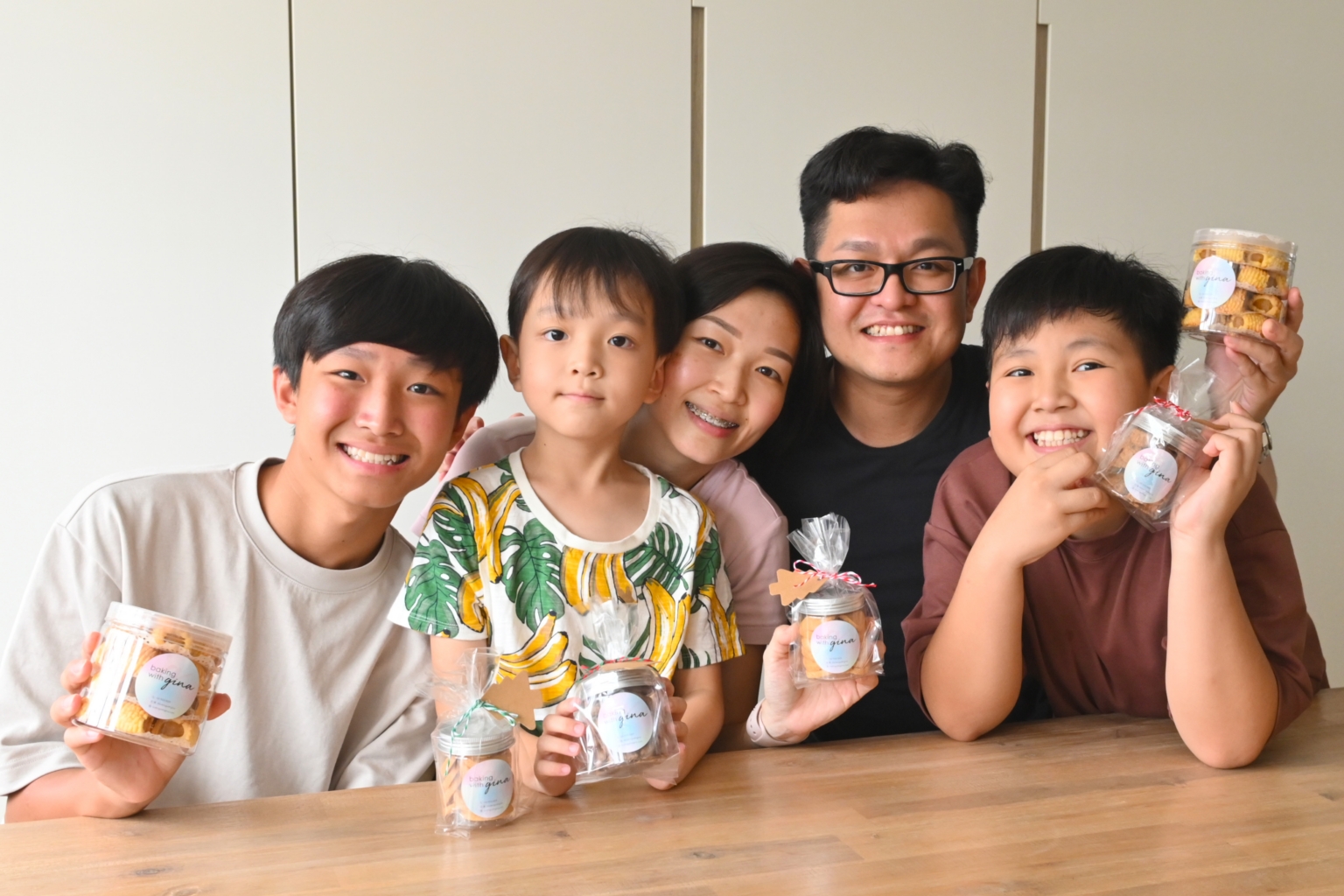 Gina Tan and family
