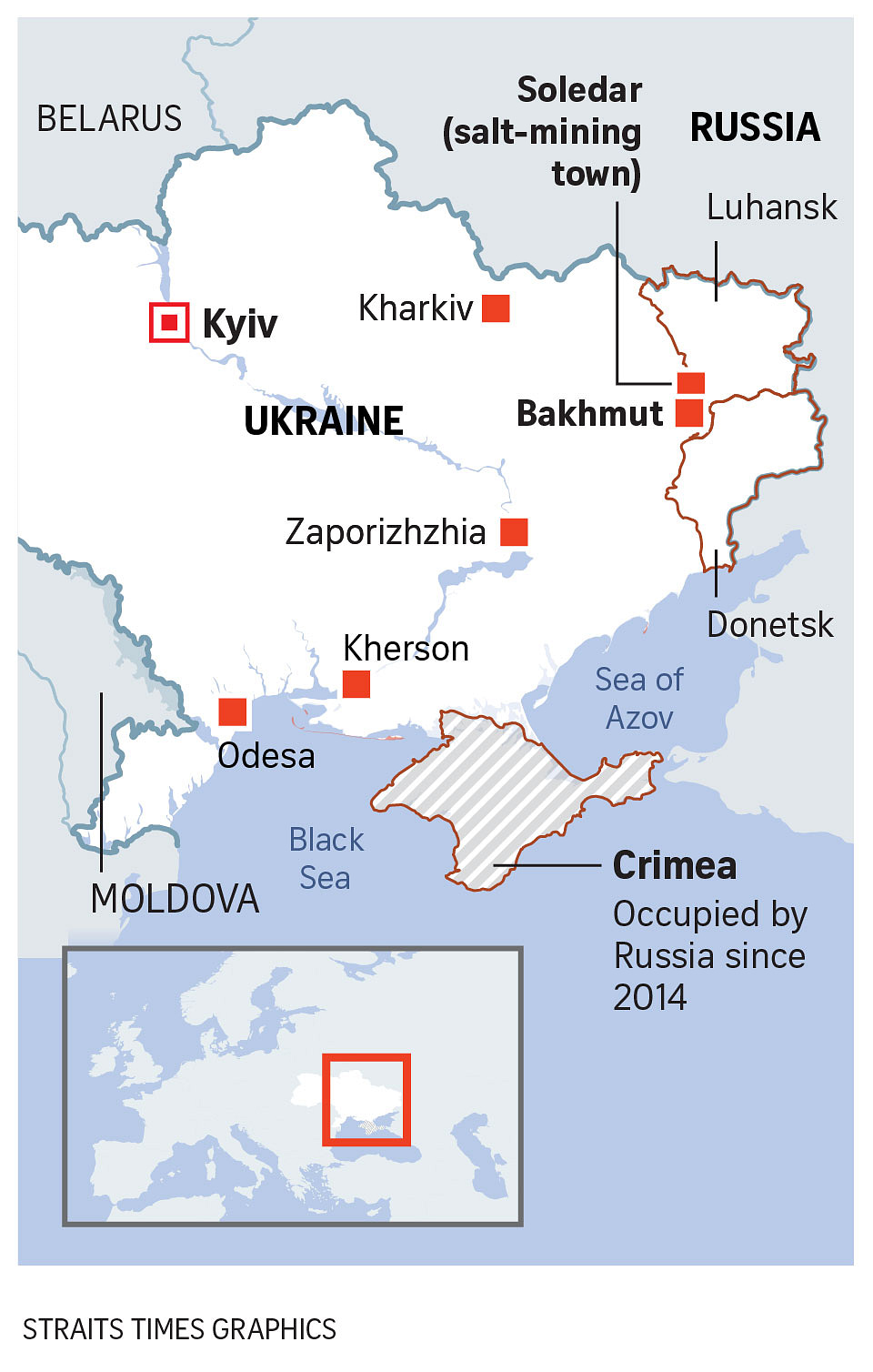 Russia claims capture of Ukraine’s Soledar, but Kyiv says still ...