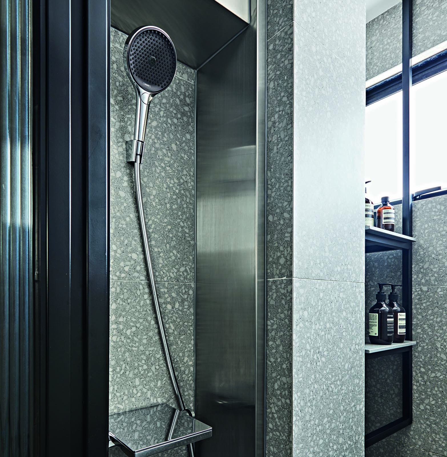 The Chic Home: Jalan Besar flat features modern metals, pops of colour ...