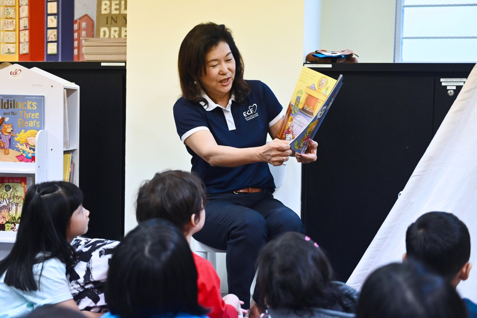 Storytelling session for pre-school children