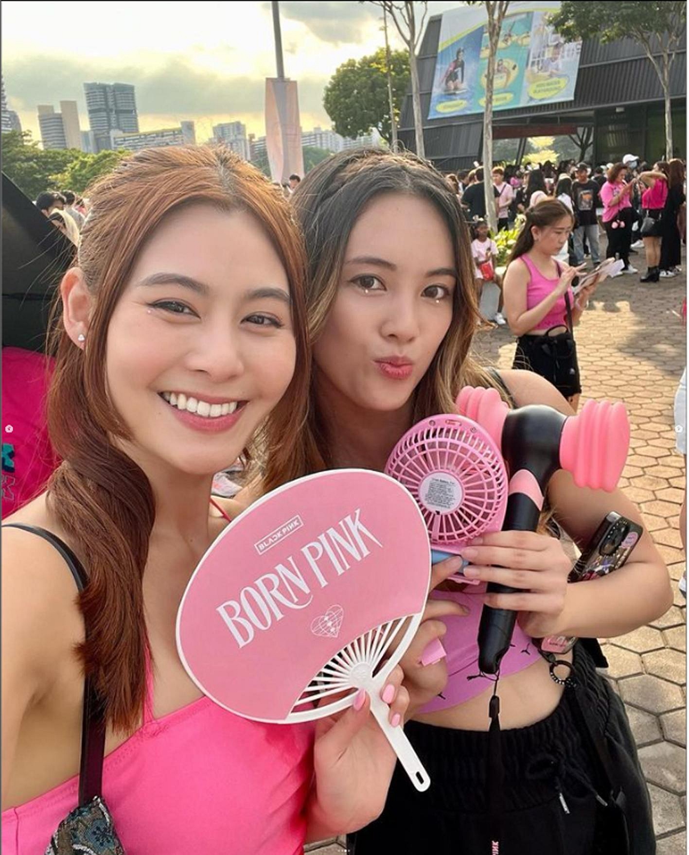 Singapore Stars Spotted At K-pop Girl Group Blackpink’s Gig