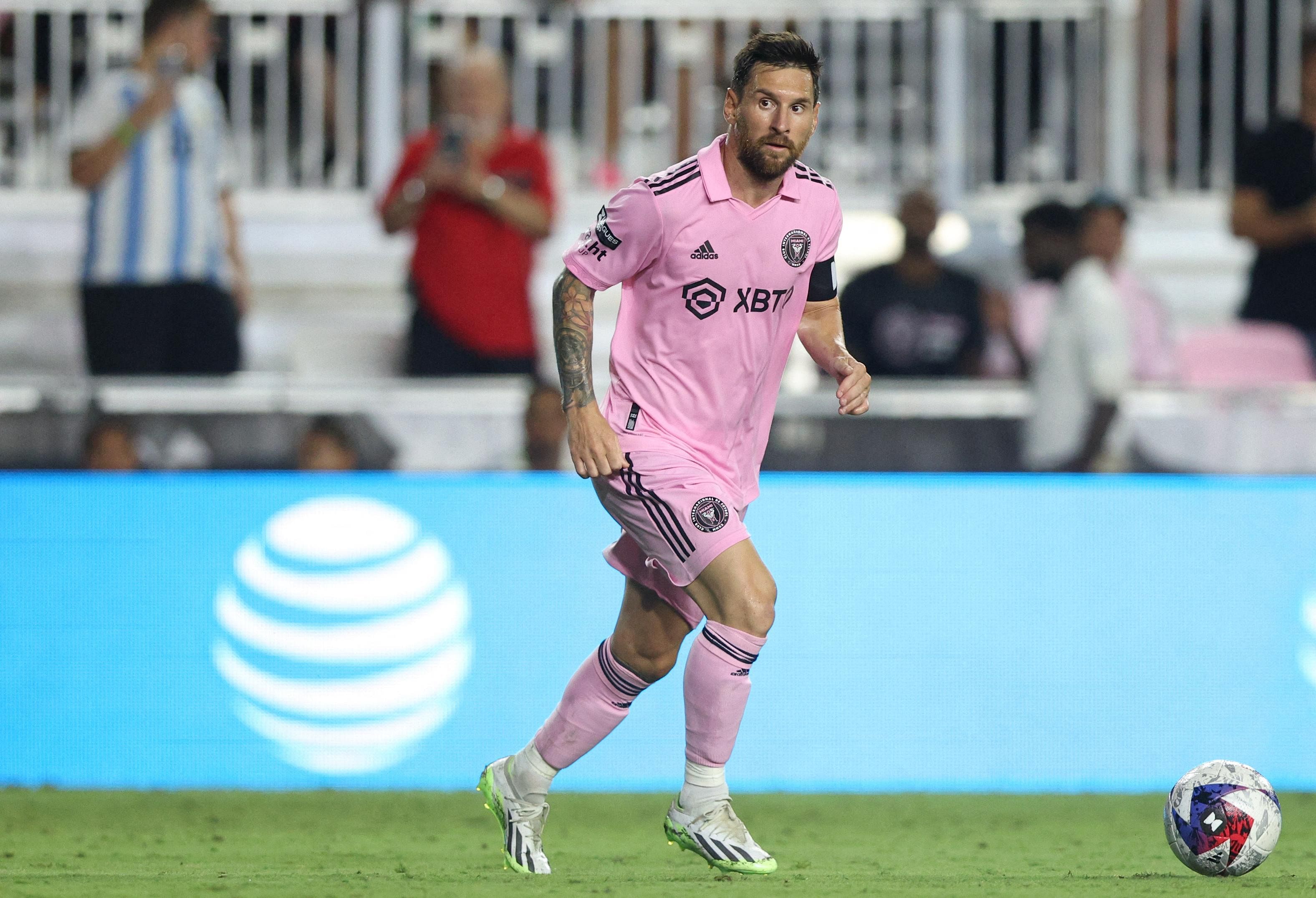 Messi volleys Inter Miami into Leagues Cup last 16 with two goals against  Orlando