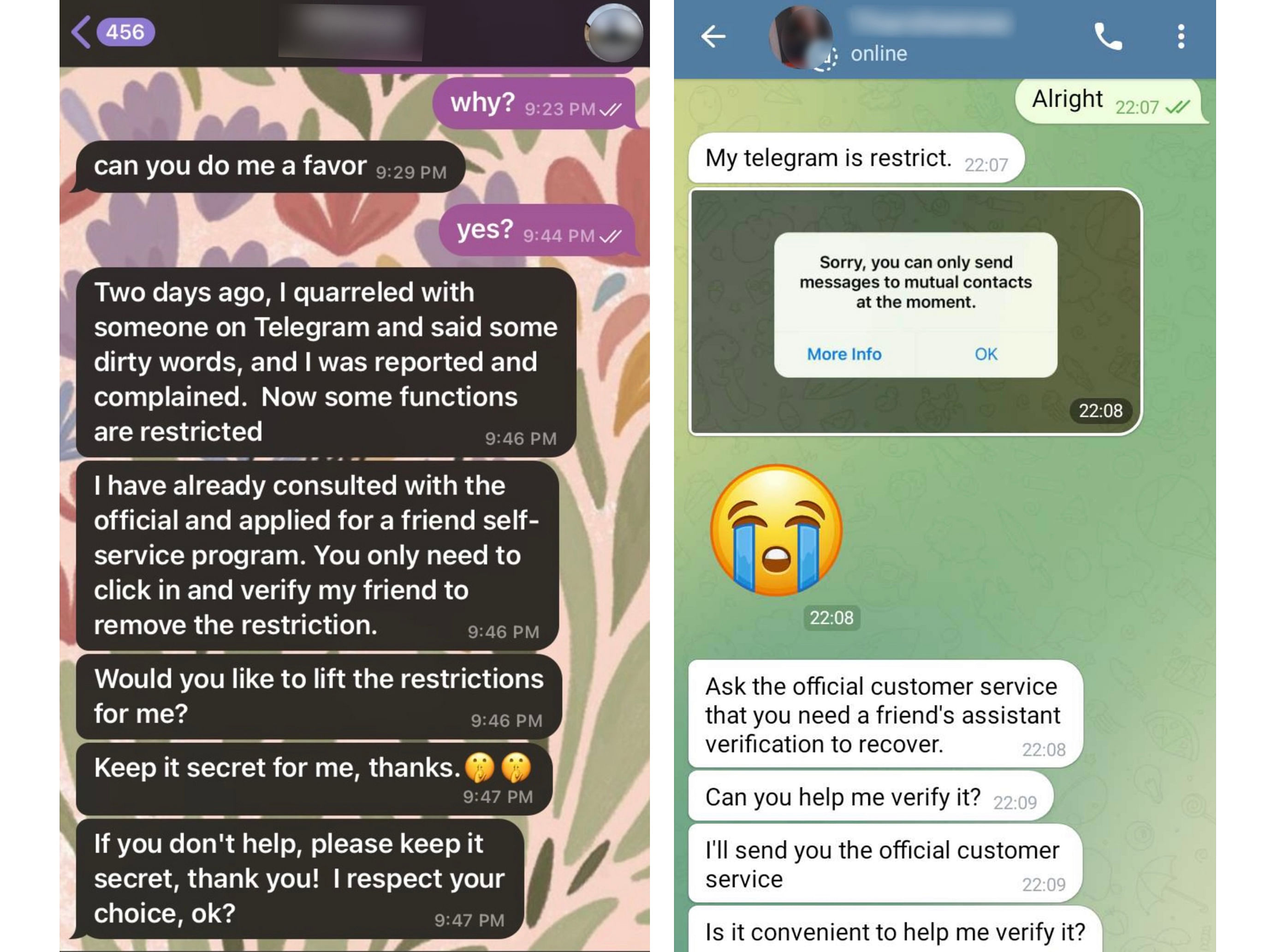 More than 50 people duped by scammers through Telegram this year The