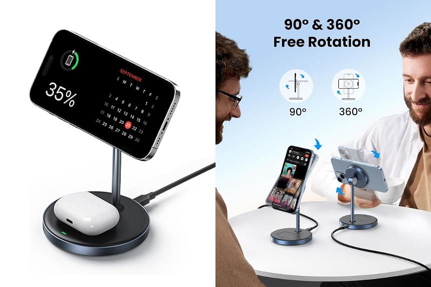 Ugreen 2-in-1 Magnetic Wireless Charging Station