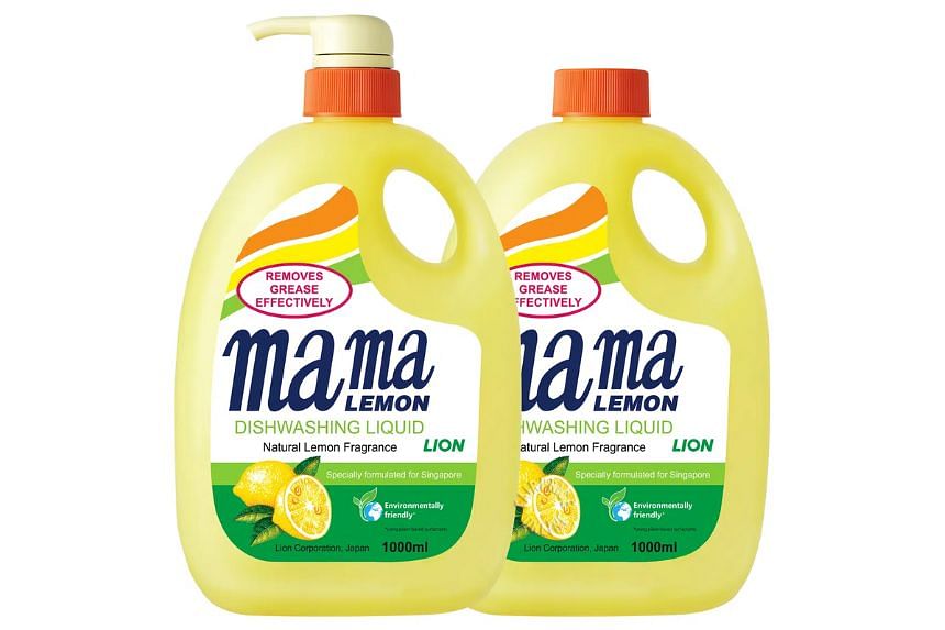 Mama Lemon Dishwashing Liquid and Refill