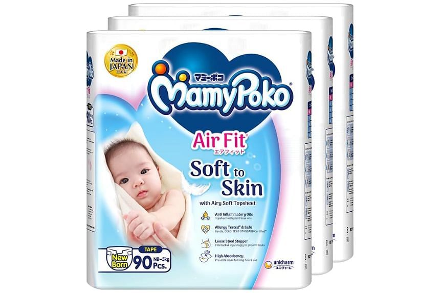 MamyPoko Air Fit Tape Baby Diapers