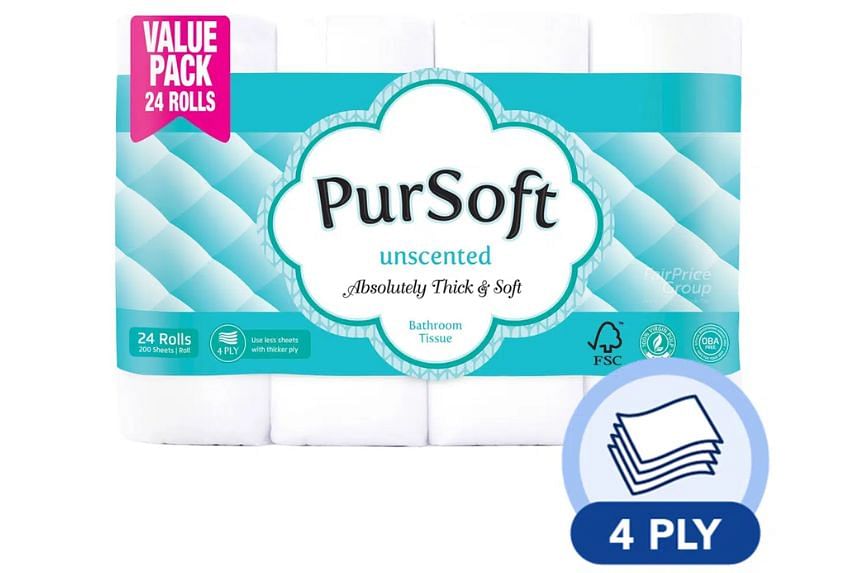 PurSoft Bathroom Tissue Roll - Unscented