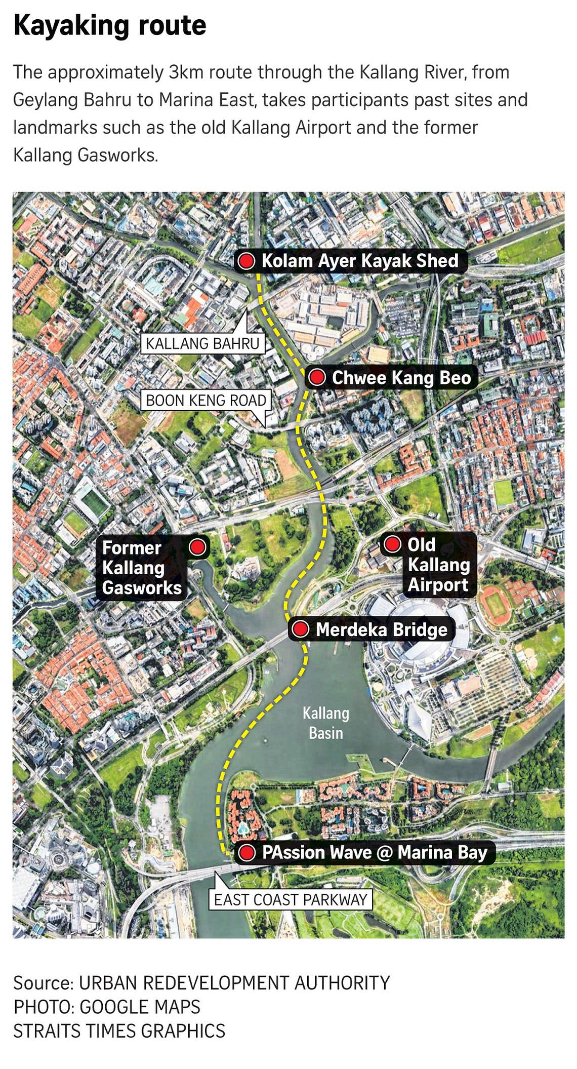 Have an idea to improve the Kallang River area? Kayak first, then give ...