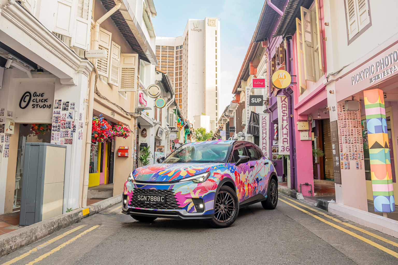 Lexus LBX at Haji Lane
