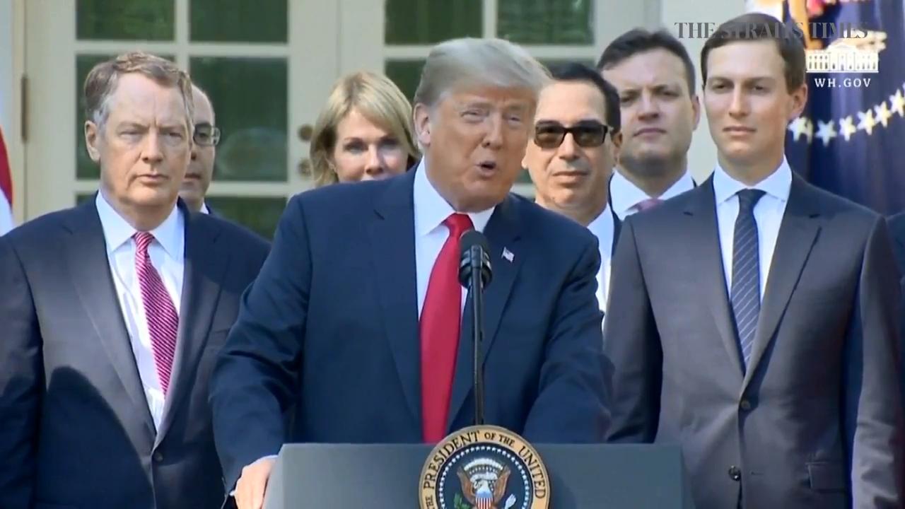 Trump hails new US-Canada-Mexico trade pact to replace Nafta | The ...