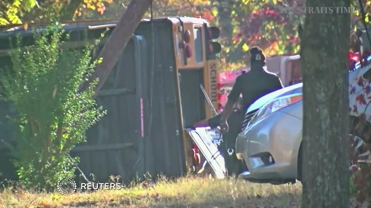 At least five children killed in US school bus crash | The Straits Times