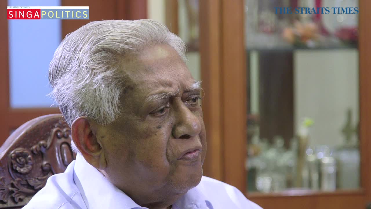 Ex-President S R Nathan gets touching surprise tribute from people he ...
