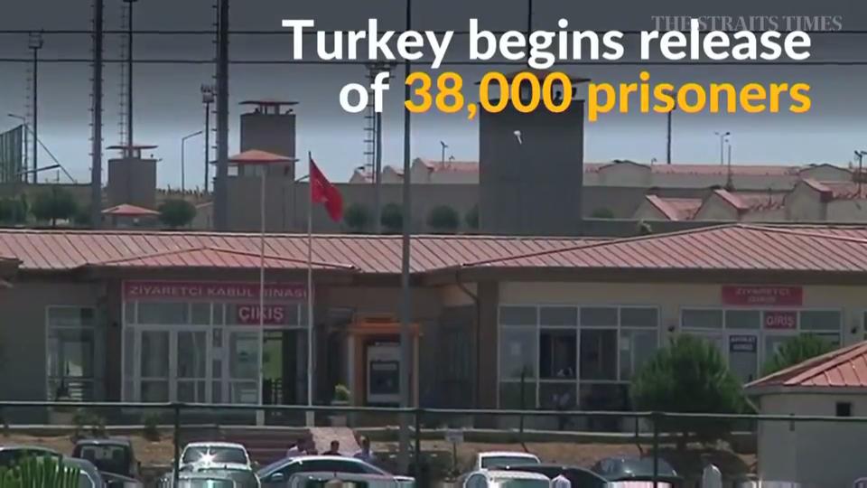 Turkey to release 38,000 prisoners who committed crimes before coup ...