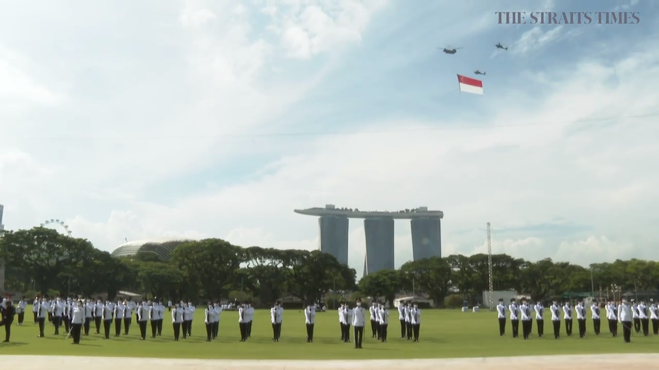 NDP2020 scaled down with around 150 parade spectators and 300 ...