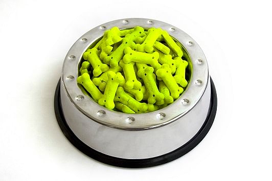 Fluorescent dog food - so you don't step on poo accidentally.
