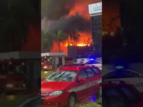 70 firefighters battle early morning Tuas warehouse blaze; no injuries ...