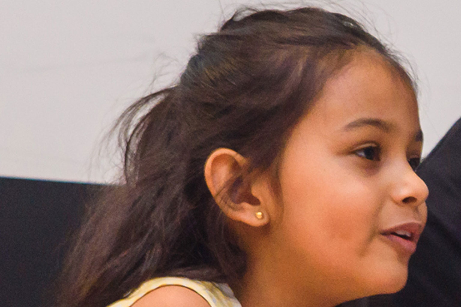 Sophia Curic yesterday presented an interactive story, which she coded, at the Code for Change launch.