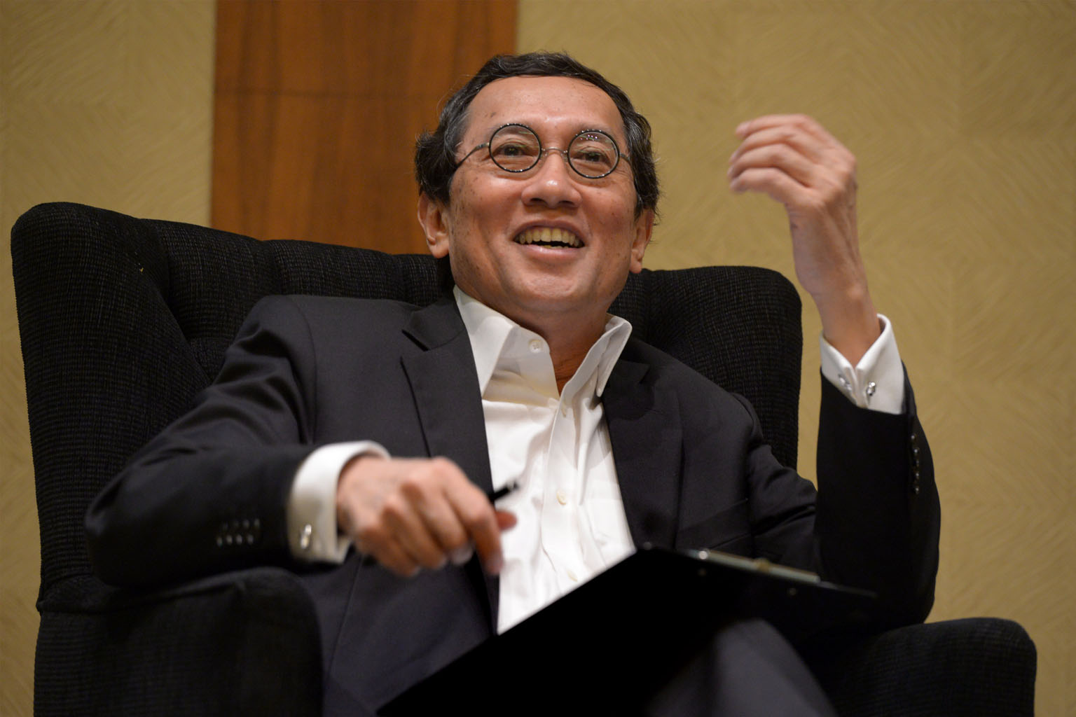 In his 31 years in public service, Mr Kausikan worked with all of Singapore's three prime ministers and most of its foreign ministers. He spoke yesterday at the first of his five lectures, which will run throughout the year.