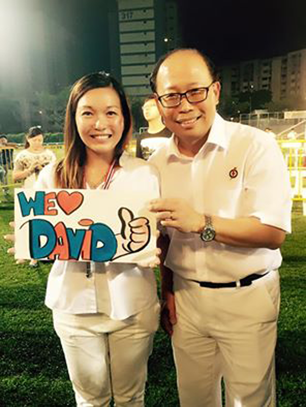 Photographs on the Bukit Batok PAP Women's Wing Facebook page showed that Ms Wendy Lim (above, with Mr Ong) had been participating in grassroots activities in Bukit Batok and supported the party during last September's general election campaign.