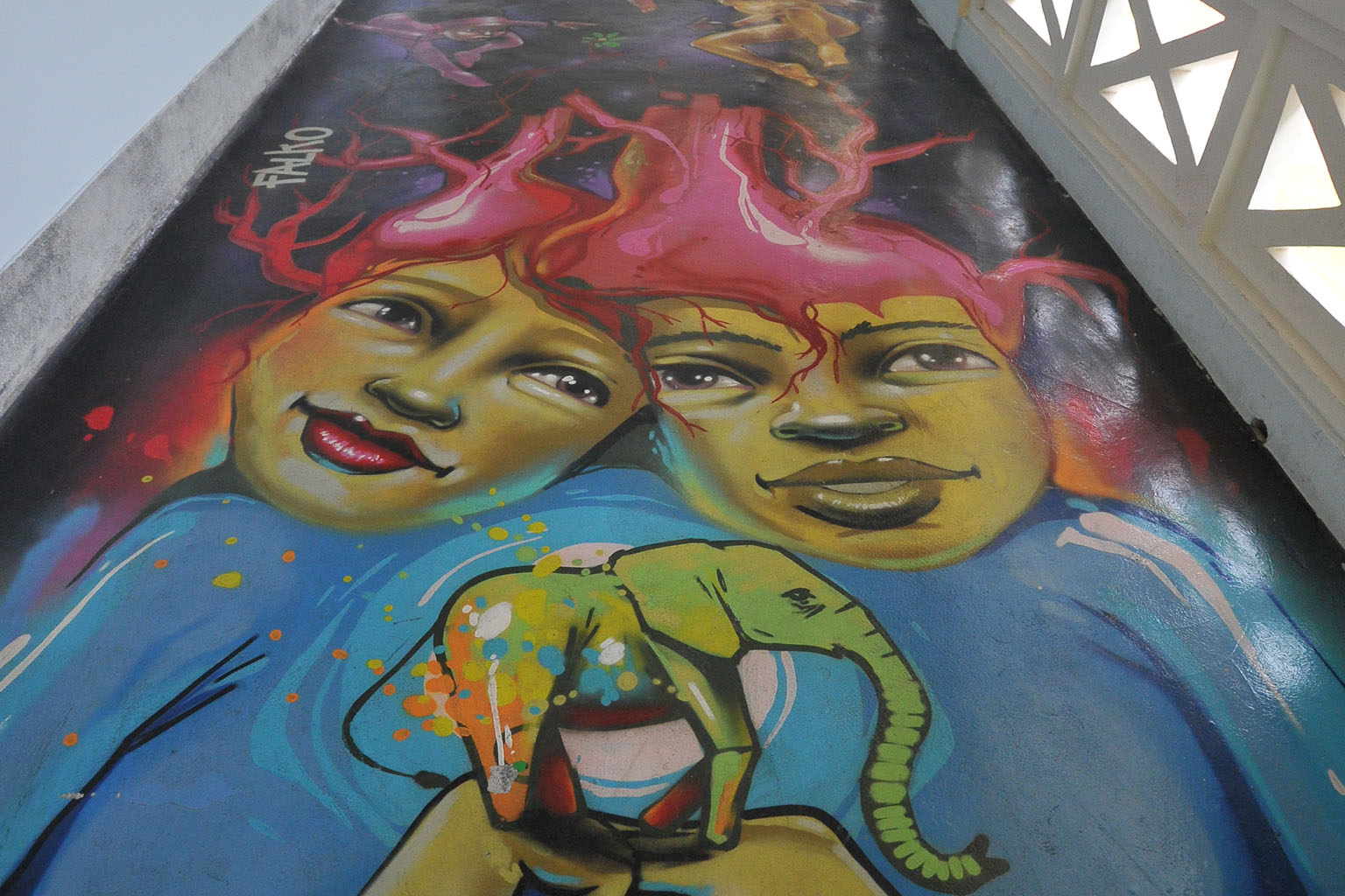 The Graffiti Walk at Singapore Pinacotheque de Paris was still open to visitors as was its free-admission heritage museum about Fort Canning.